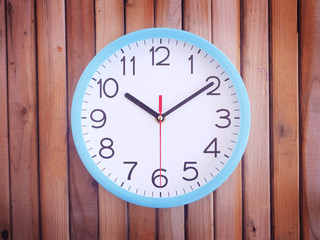 clock on wall