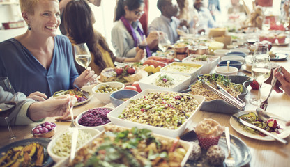 Meal Food Party Celebrate Cafe Restaurant Event Concept