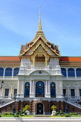 palace of royal in bangkok Thailand