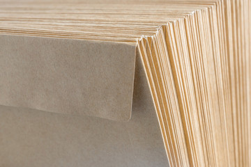 Stacks of Brown envelopes