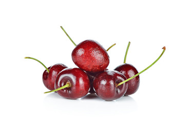 cherry, on a white background