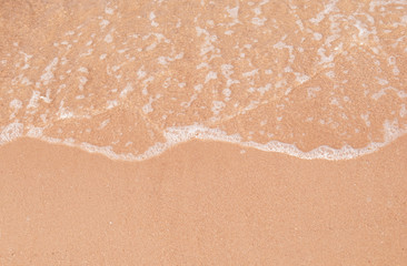 Fototapeta na wymiar Wave & Sand beach background 