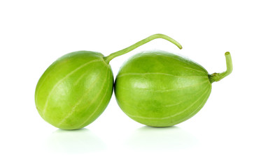 Baby watermelon isolated on white background