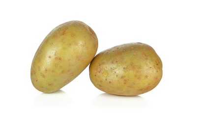 New potato isolated on white background