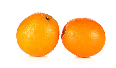 Orange fruit isolated on white background