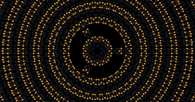 Visual Molecule EDM Techno Club Vj Abstract 