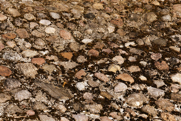 Part of a stone wall  