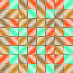 The pattern diagonal color lines