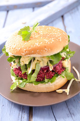 veggie burger