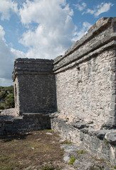 Fototapeta na wymiar House of the Cenote at the Tulum Mayan ruins - Mexico
