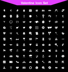 Valentines icon set 