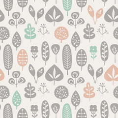 seamless pattern with leaves - 106189056