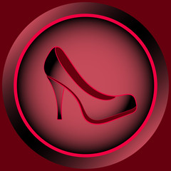 Icon red women shoes