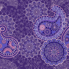 Seamless pattern in ethnic traditional style.