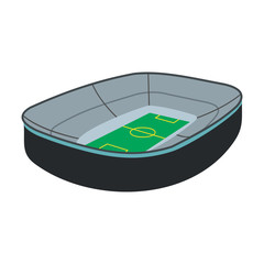 Oval footbal stadium icon