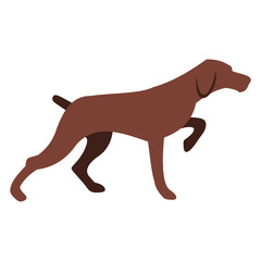 Hunting dog icon