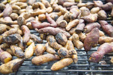 grilled sweet potato for eat
