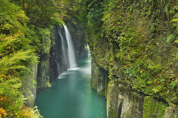 Fototapeta na wymiar The Takachiho Gorge on the island of Kyushu, Japan