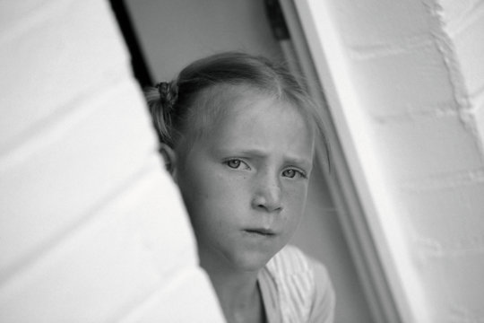 Girl at window