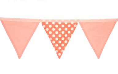 pink girls bunting