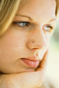 Pensive girl