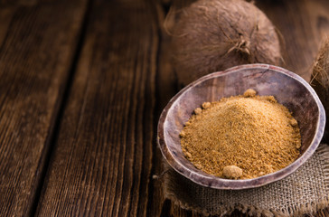 Coconut Palm Sugar (selective focus)