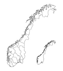 Map of Norway