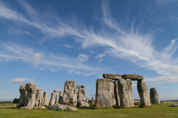 Naklejka premium Stonehenge, the famous site of standing stones near Salisbury