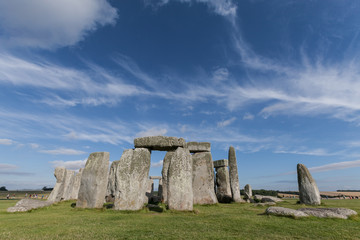 Naklejka premium The standing stones of Stonehenge, near Salisbury