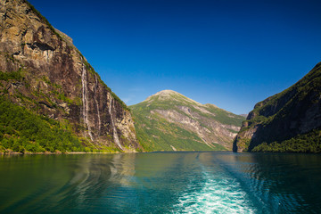 Fototapeta na wymiar Geiranger fjord . Norway