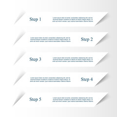 Vector lines arrows infographic.