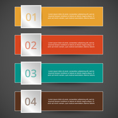 Vector lines infographic.