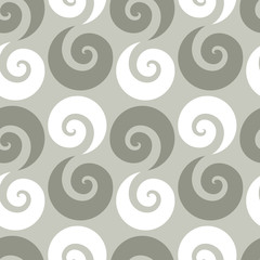 Swirl checkered seamless pattern