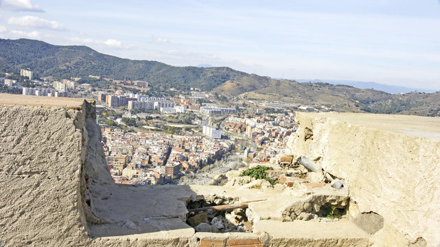 Barcelona desde los bunkers del barrio del Carmelo