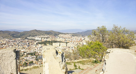 Barcelona desde los bunkers del barrio del Carmelo