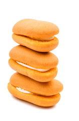 biscuit sandwich with cream