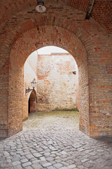Fototapeta na wymiar The catacombs in citadel Spandau. Germany.