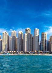 Fototapeta na wymiar Panorama of Dubai Marina