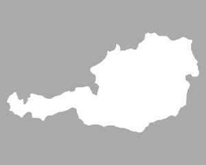 Karte von Österreich