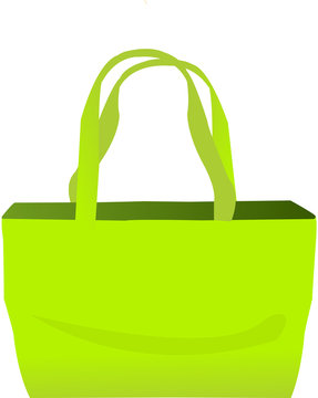 Green Tote Bag