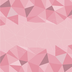 Pink Mosaic Background, Vector illustration, Creative Business Design Templates