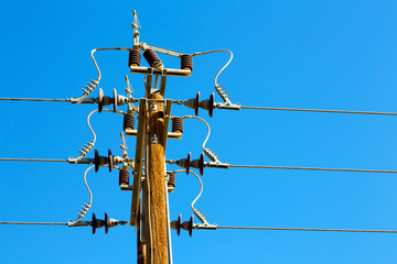 in oman the electric cable   current line