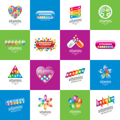 vector logo vitamins