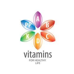 vector logo vitamins