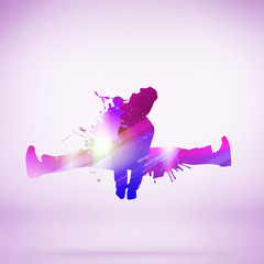 Obraz premium Dancer silhouette