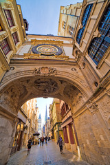 Rouen, rue du gros-horloge, Normandie
