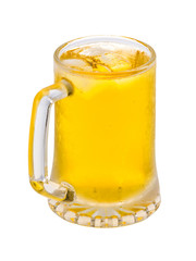 Beer glass isolated on white