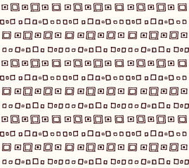 Vector seamless ornamental squares abstract pattern.