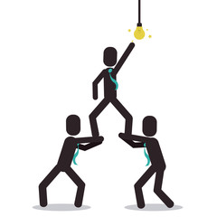 pictograms working icon design