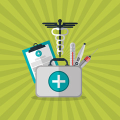 Medical kit design , vector illustration